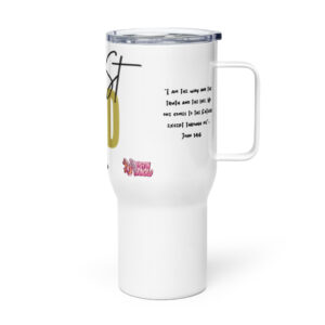 GOD 1st Travel mug with a handle